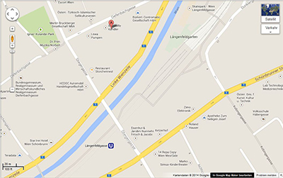 Anfahrtsplan aktion leben österreich / google maps Diefenbachgasse 5/5, 1150 Wien